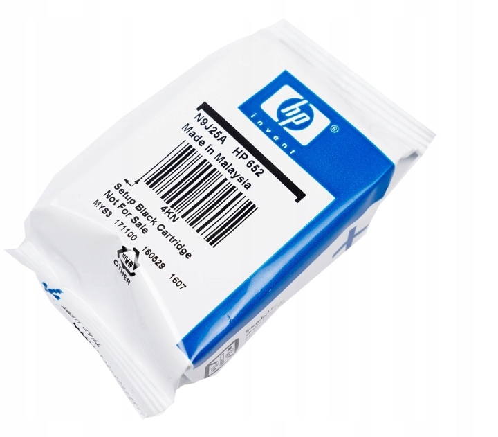HP 652 tusz czarny N9J25A