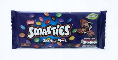 Smarties Czekolada z Lentilkami kolorowymi 100g UK