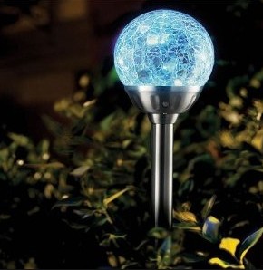 LAMPA SOLARNA KULA ZMIENIAJĄCA KOLORY 26CM