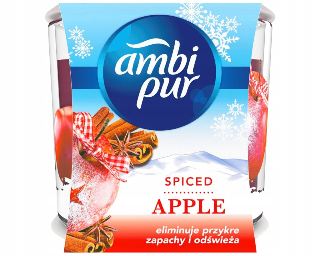 Ambi Pur Spiced Apple Świeczka Zapachowa 100g PL
