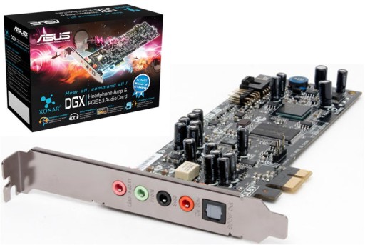 ASUS XONAR DGX PCIE 5.1 AUDIO CARD SUPER!