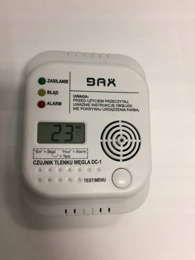 CZUJNIK CZADU BAX, POLECAM, 6628/18