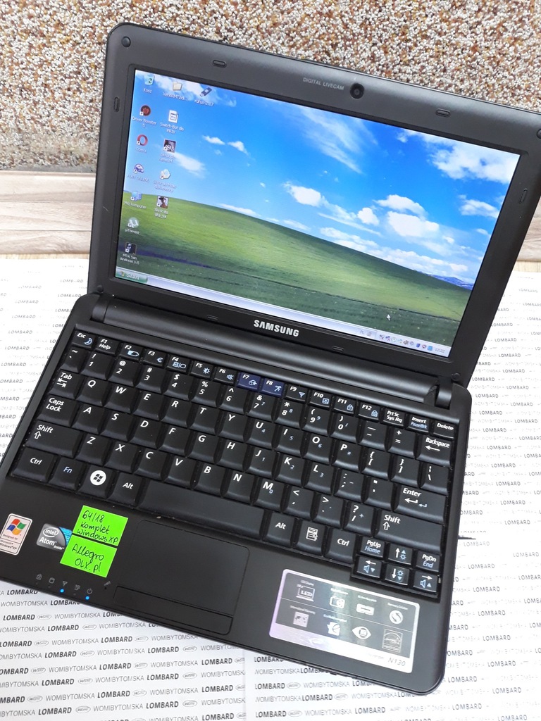 NOTEBOOK SAMSUNG N130 !! WIN. XP !! SPRAWNY 64/18