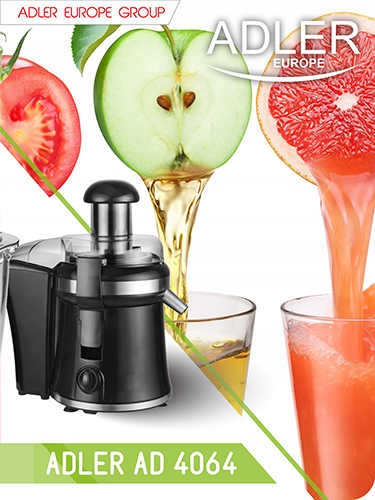 Sokowirówka i blender ADLER AD 4064 Czarny 7413324616 Sokowirówka + Blender 2 w 1 ADLER AD 4064 |