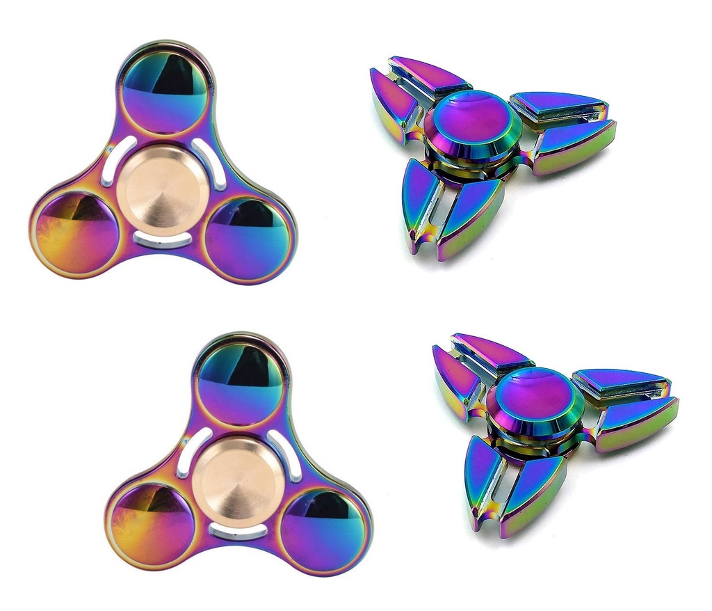 ORYGINALNY FIDGET SPINNER METAL KOLOROWY 4 szt.
