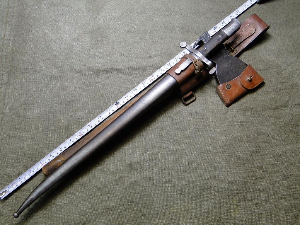 Bagnet portugalski Kropatschek M1886 zestaw VI