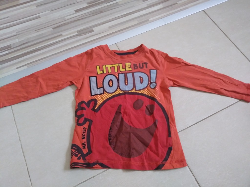 pomarańczowa/czerwona bluzka little but loud