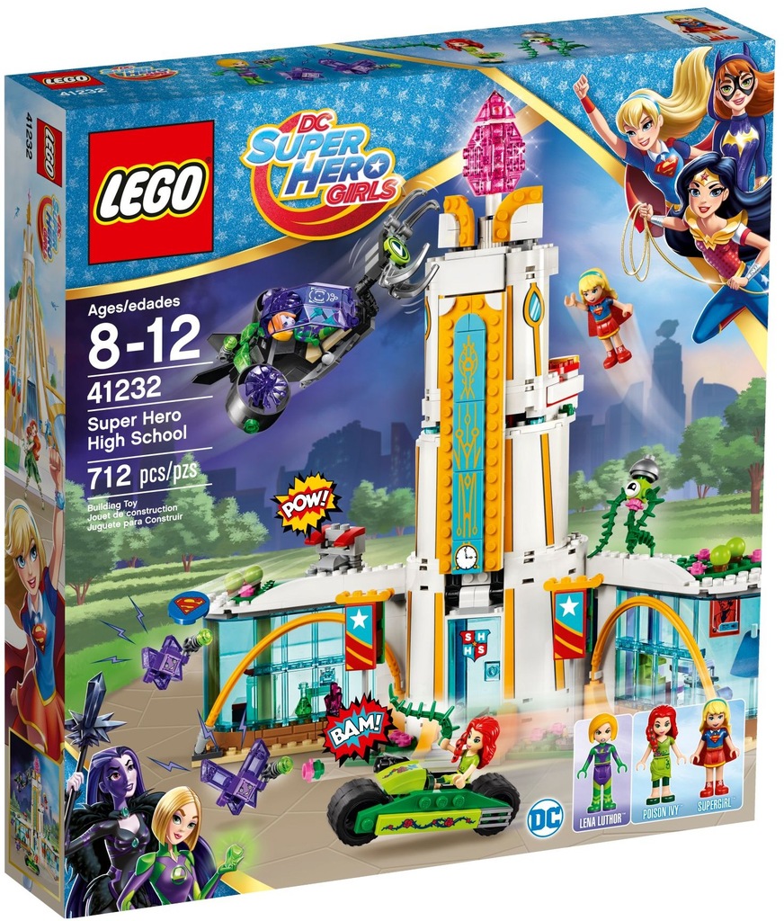LEGO SUPER HERO GIRLS 41232 SZKOŁA SUPERBOHATEREK