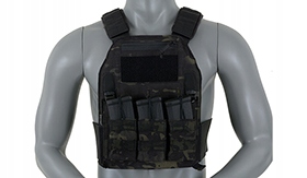 Niskoprofilowy Plate Carrier - MultiCam Black [EM]