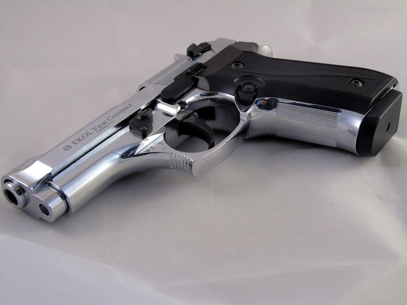 PISTOLET GAZOWY EKOL FIRAT COMPACT CHROM KAL.9MM