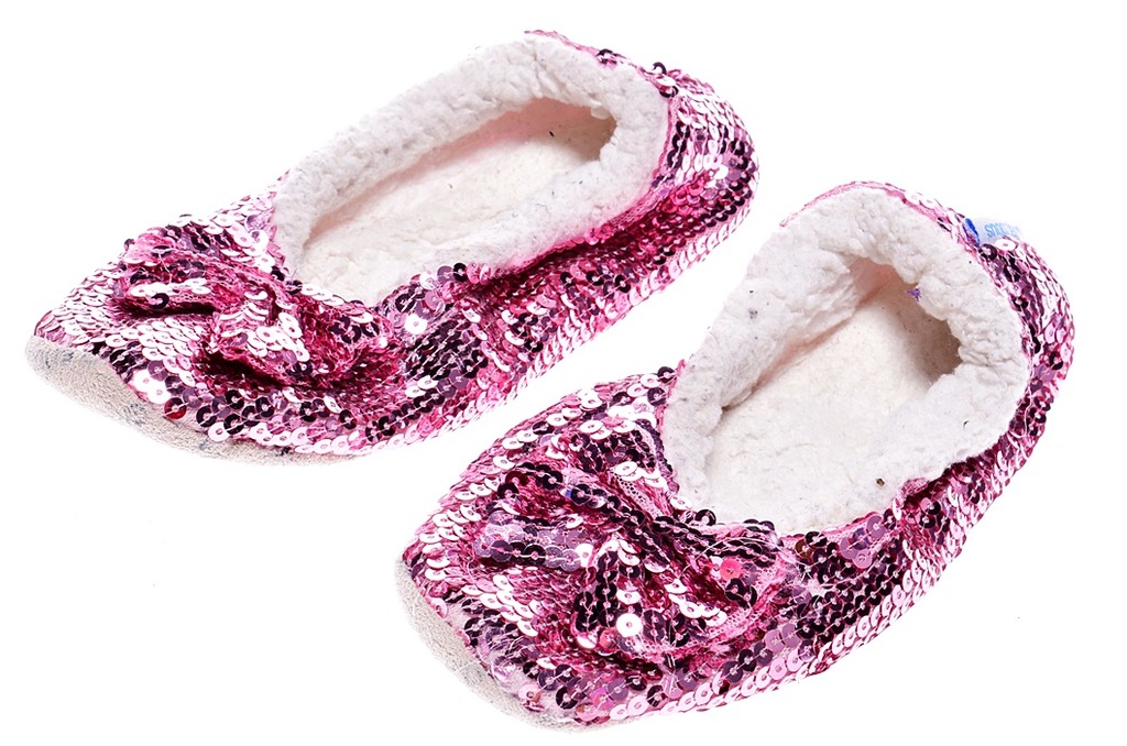 6219-87 SNOOZIES a#g KAPCIE BALERINKI CEKINY r.32