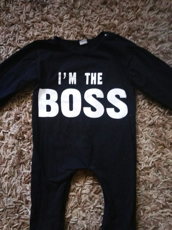 Pajacyk dres I m the boss