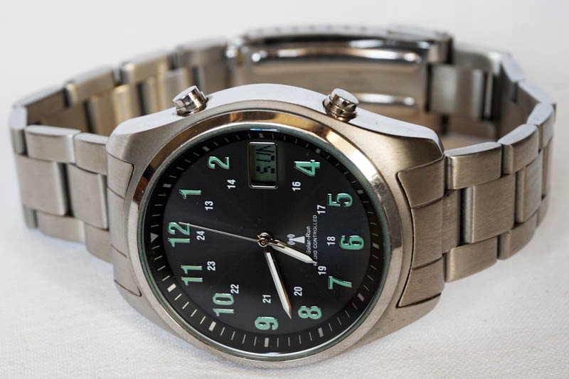Zegarek solarny CONRAD RCSLDD-SS41-SV20 radio cont