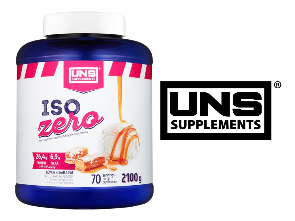 UNS ISO ZERO 2100 G BIAŁKO IZOLAT SŁONY KARMEL