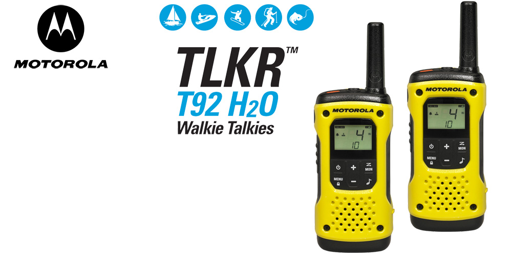 MOTOROLA TLKR T92 H2O WODOODPORNE WALKIE TALKIE - 6892346110 ...