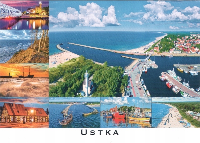 USTKA - PORT I MIASTO Z GÓRY - PANORAMA - 2018R
