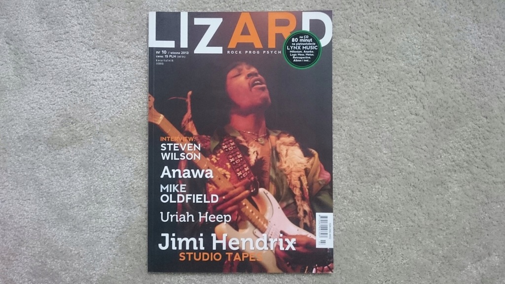 Czasopismo LIZARD numer 10 (1/2013) + CD