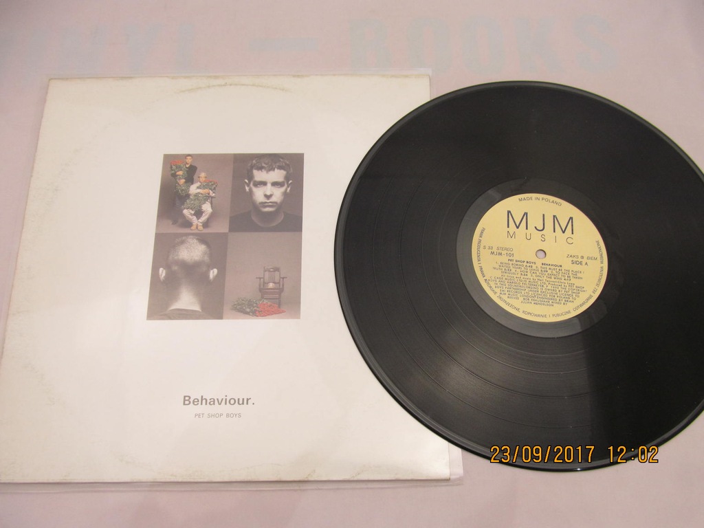 PET SHOP BOYS - BEHAVIOUR  [LP] 1990 MJM MUSIC PL