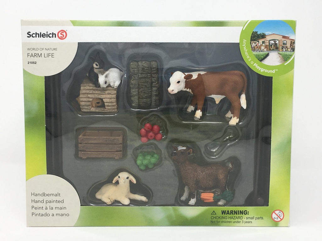 SCHLEICH ZESTAW MAŁE ZOO FIGURKI ZWIERZĘTA FARMA
