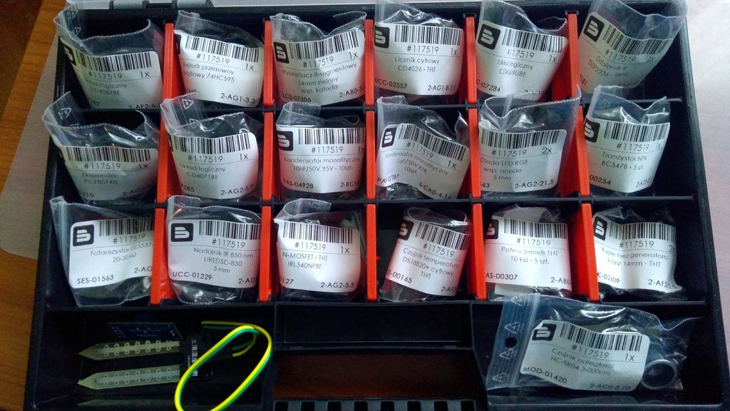 Arduino moduły, płytka, złącza i elementy elektro