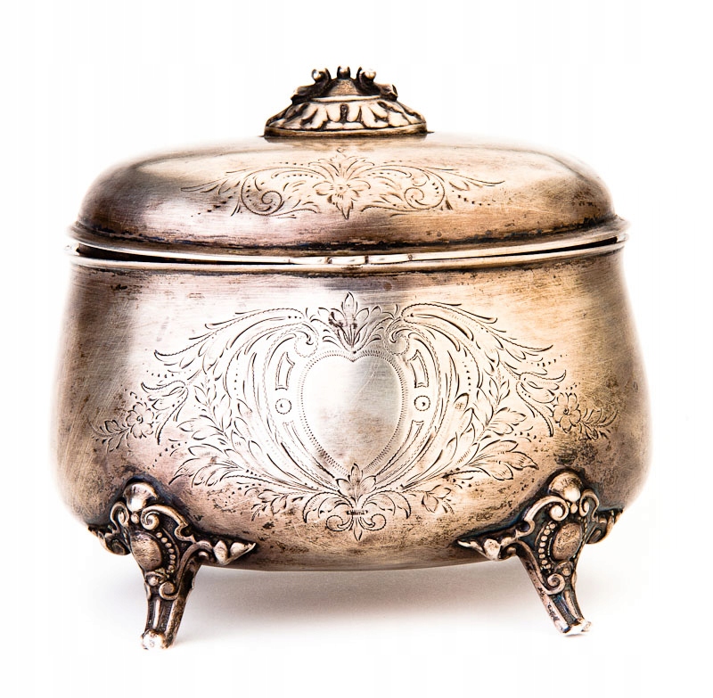 STARA SREBRNA CUKIERNICA - 219g - BERLIN 1886-1930