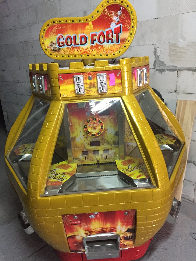 Automat Zręcznościowy Coin Pusher Gold Fort 6stano