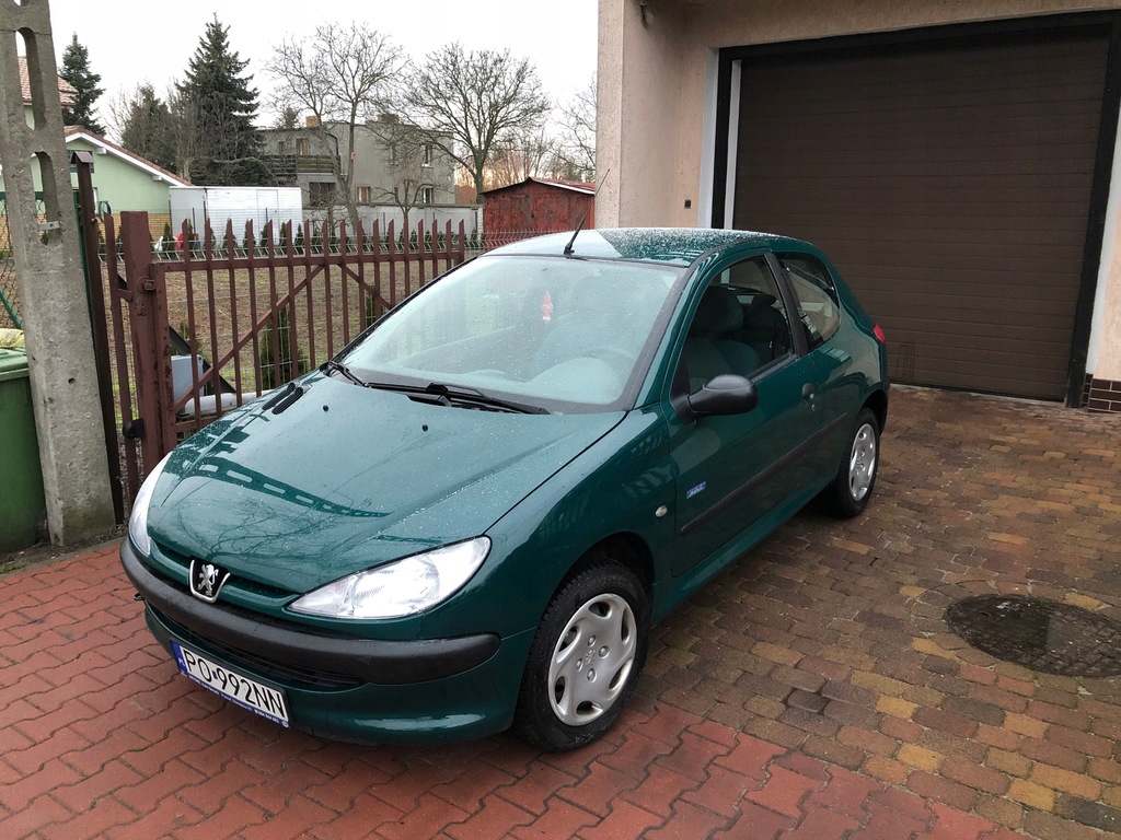 Peugeot 206, Benzyna 1.4 75KM, 2001r.