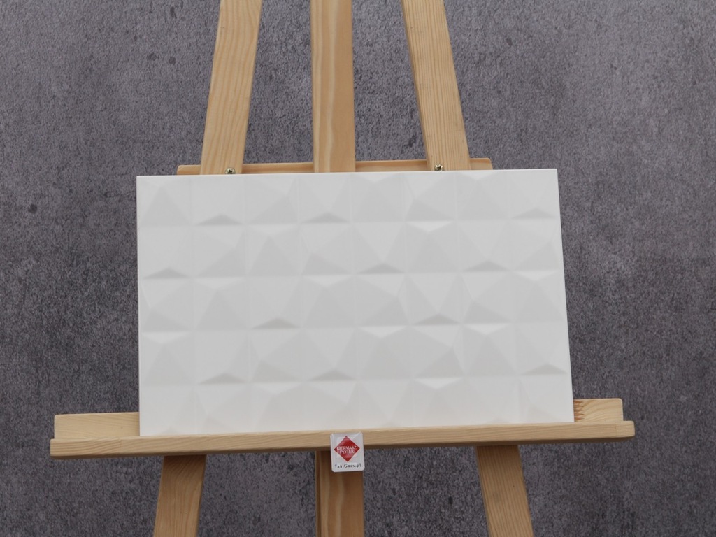 Glazura MELBY BIANCO struktura 25x40 matowa *