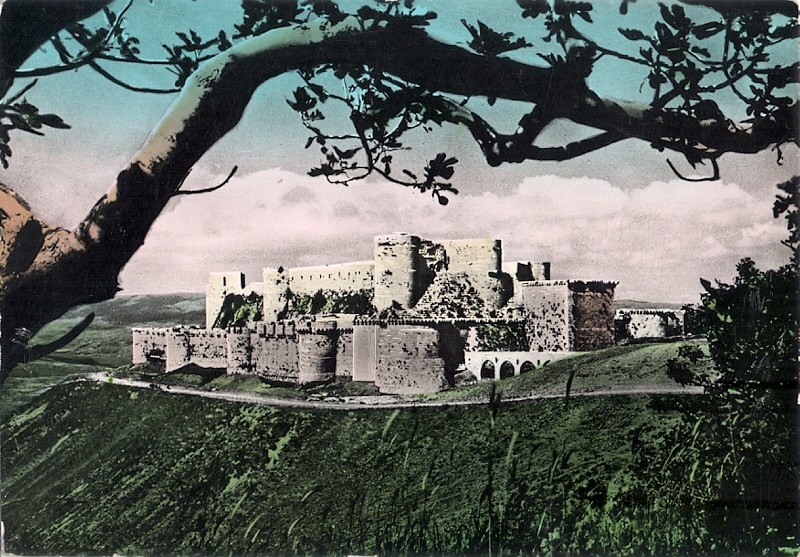 SYRIA - DAMASZEK - Krak des Chevaliers - ZAMEK -