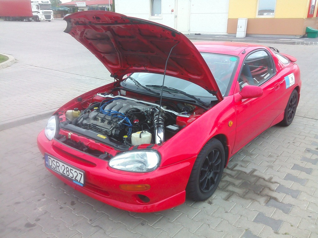 Mazda MX-3 KLZE - swap hamulców, części