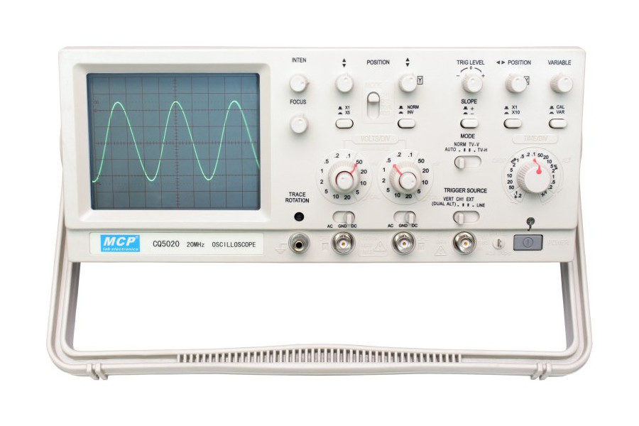 OSCYLOSKOP ANALOGOWY CQ5020 20MHZ 2 KANAŁOWY MCP