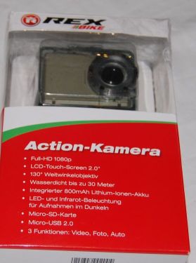 Kamera sportowa Rex - Action Cam 1080p Full HD