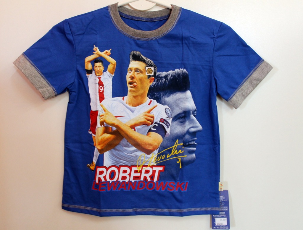 ROBERT LEWANDOWSKI t-shirt koszulka 122 cm 6-7 lat