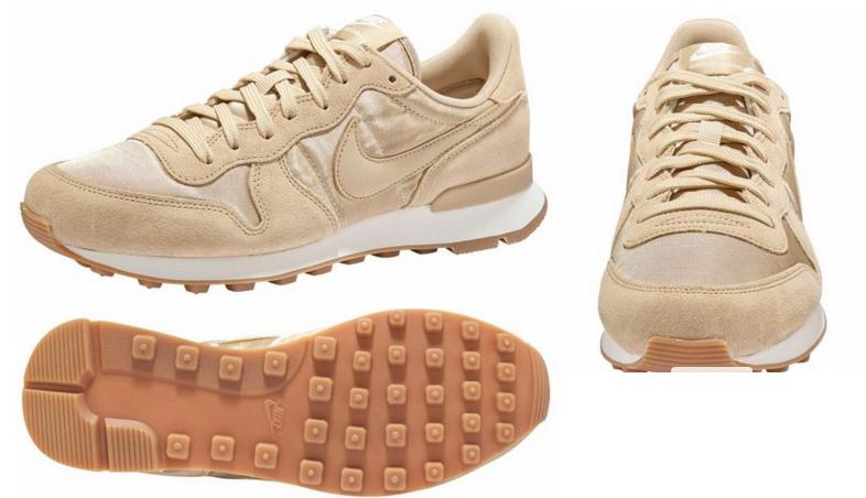 BUTK206 ZAMSZOWE  BEŻOWE BUTY SPORTOWE NIKE 42