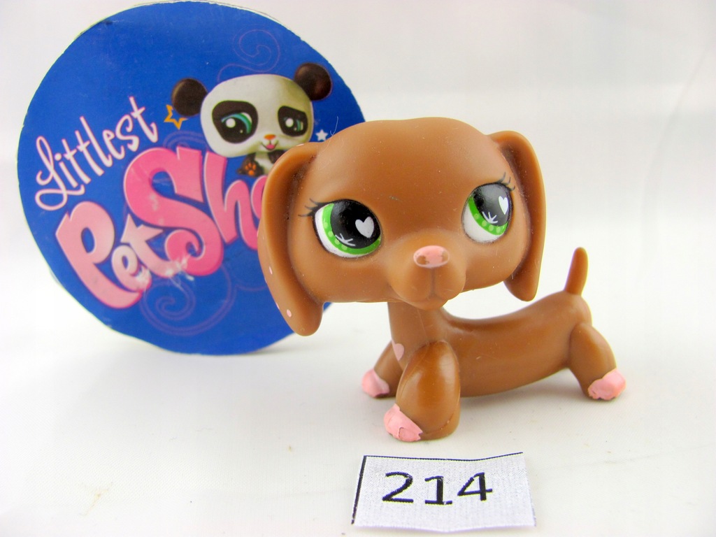 LPS pet shop jamnik walentynkowy #556 piesek (214)