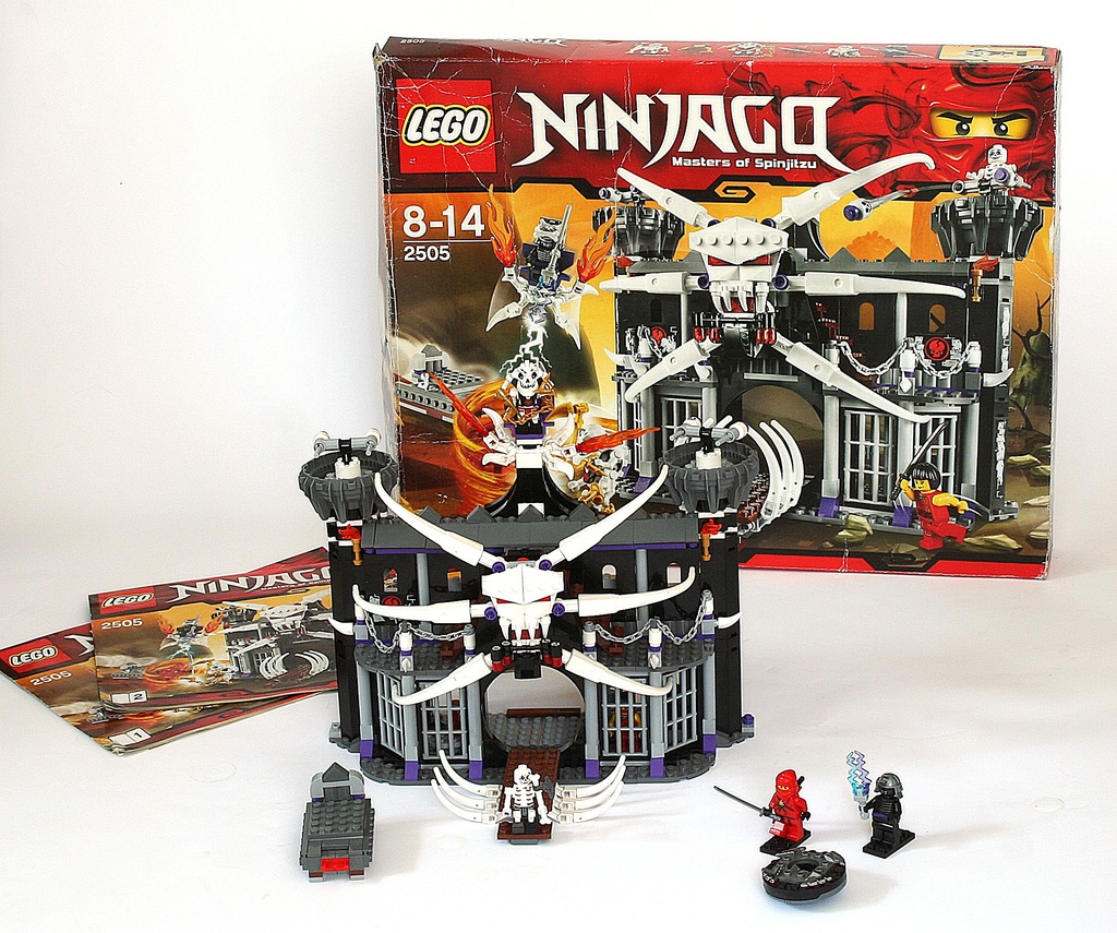 LEGO Ninjago 2505 Forteca Garmadona RARYTAS! Kompl 7437636458