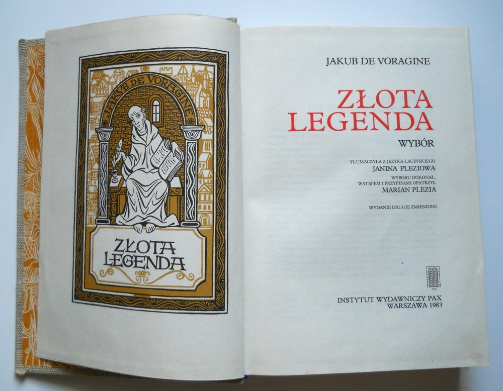 Złota Legenda - Jakub De Voragine