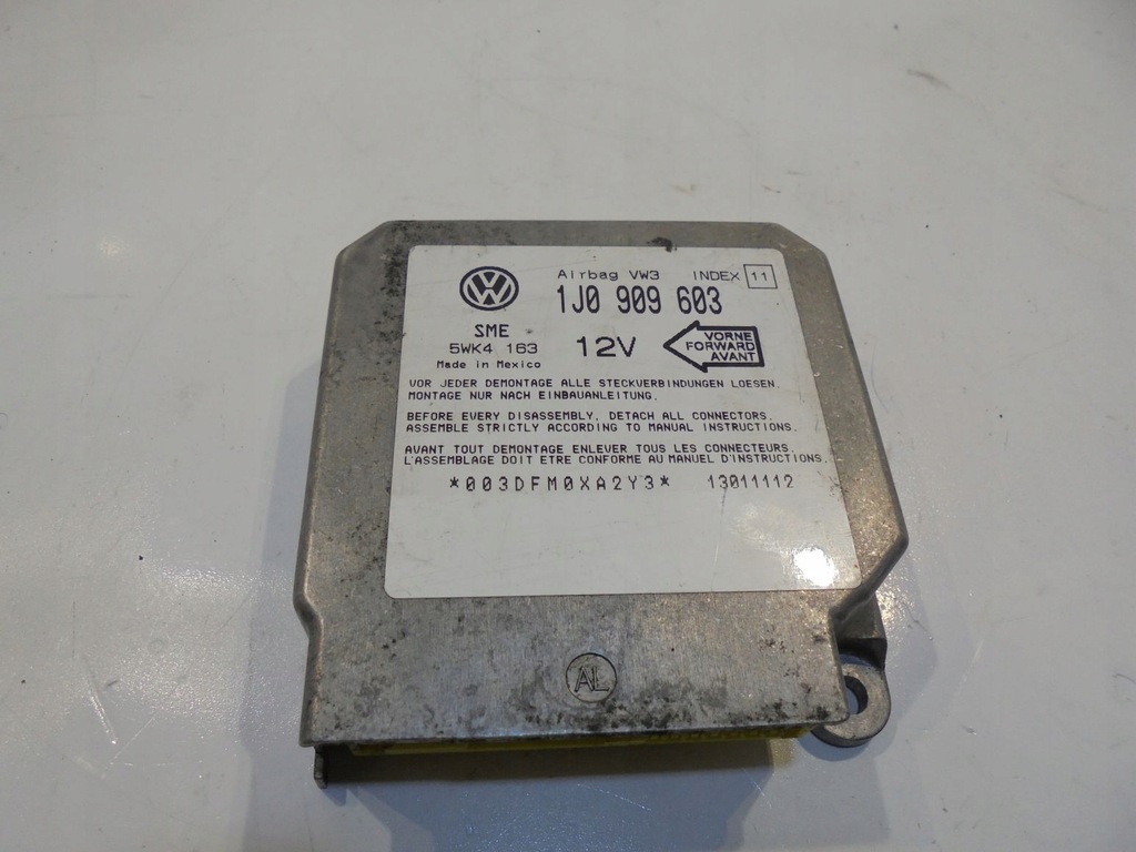 Sensor Czujnik Airbag Vw Volkswagen Golf 1j0909603 7663184451