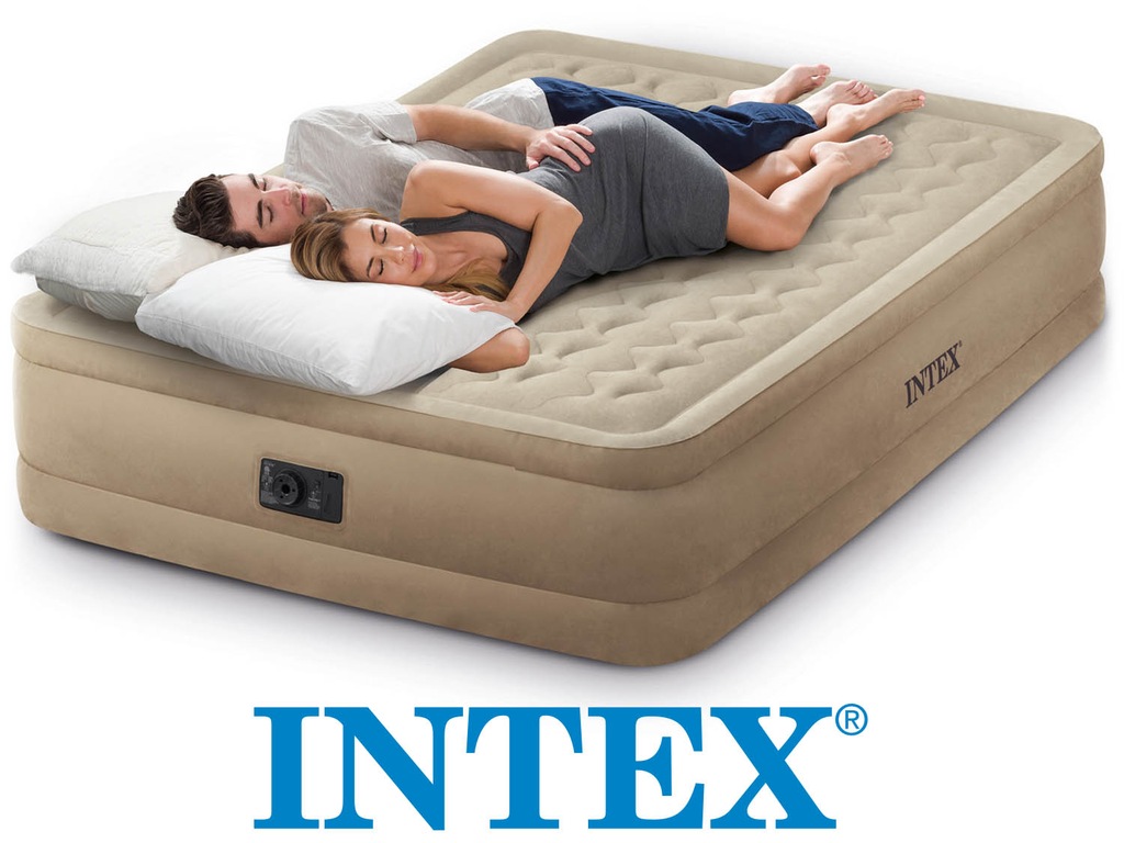 MATERAC DMUCHANY ŁÓŻKO Z POMPKĄ DUŻY INTEX 64458