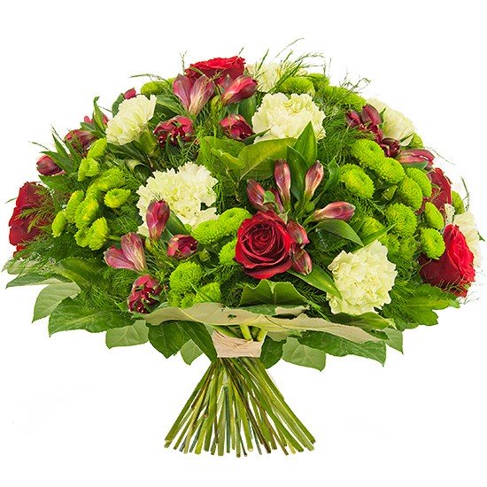 Bukiet kwiatów z kolorowych frezji - 7240421867 - oficjalne archiwum Allegro