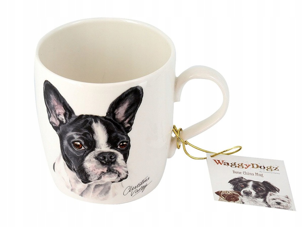 Kubek porcelanowy Pies French Buldog Waggy Dogz