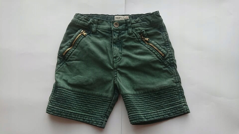 ZARA szorty jeansowe zamski 116 chłopięce zielone