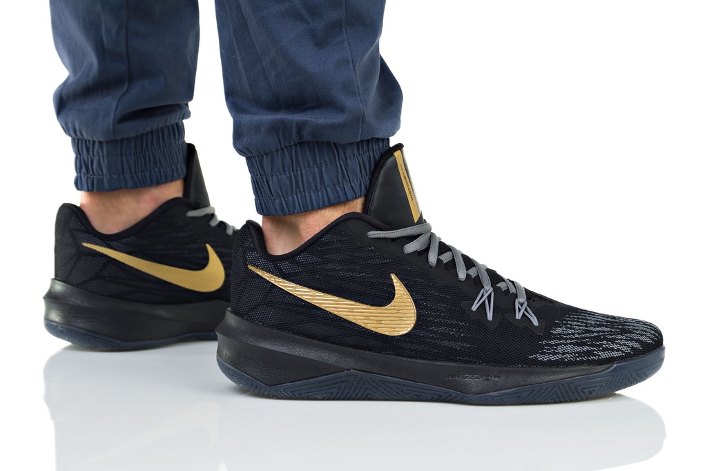 nike zoom evidence 2 black gold