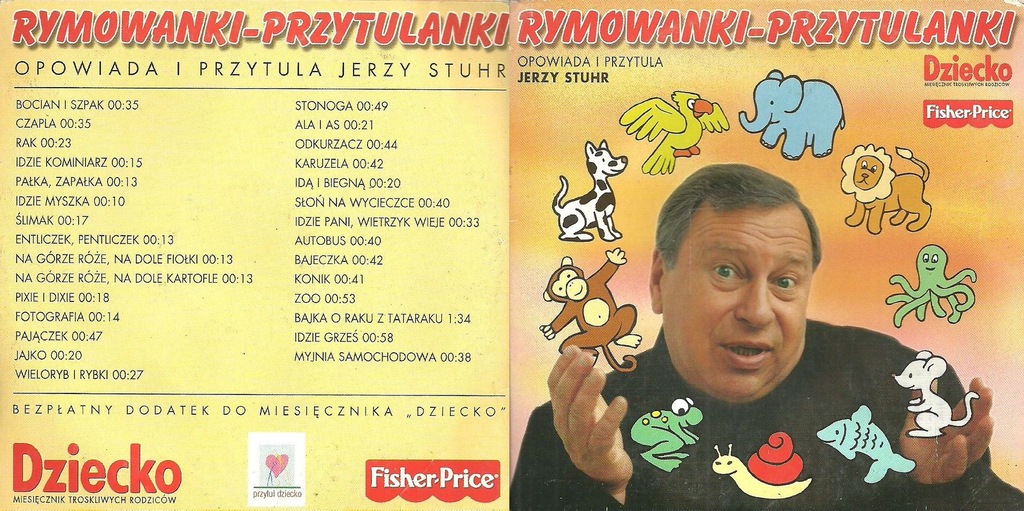 Rymowanki-przytulanki - Jerzy Stuhr  CD / stan bdb