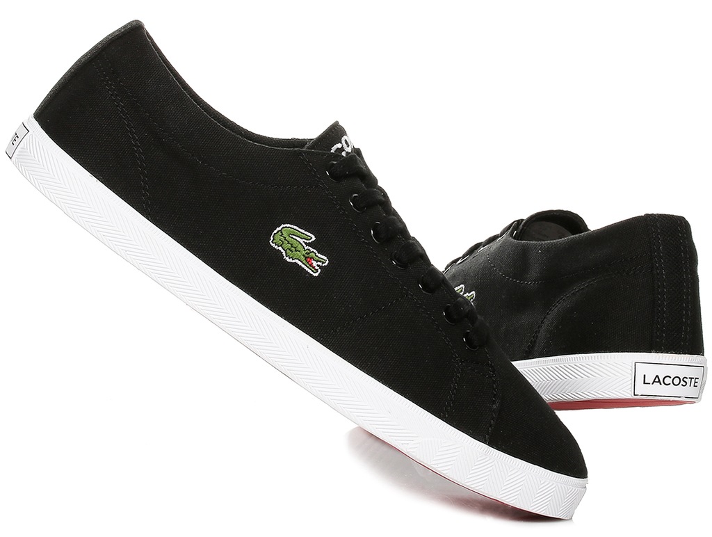 lacoste riberac leather trainers