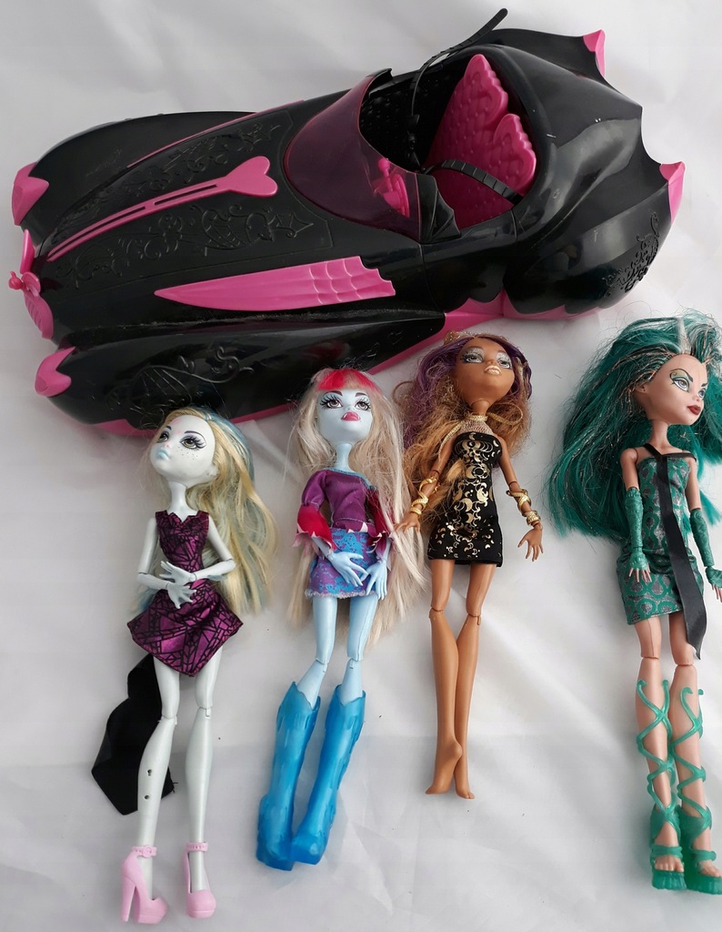 MONSTER HIGH LALKI SAMOCHÓD