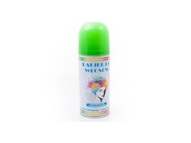 Kolorowy spray farba do włosów zielona zielony