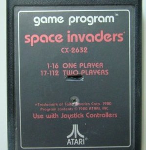 cartridge # space invaders # Atari VCS 2600