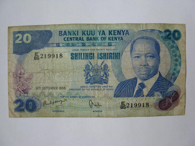 Kenia - 20 Shillings - 1986 - P21