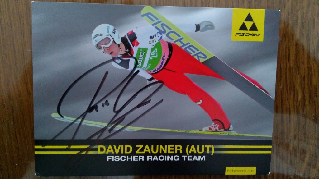 Autograf David Zauner Skoki Narciarskie Austria